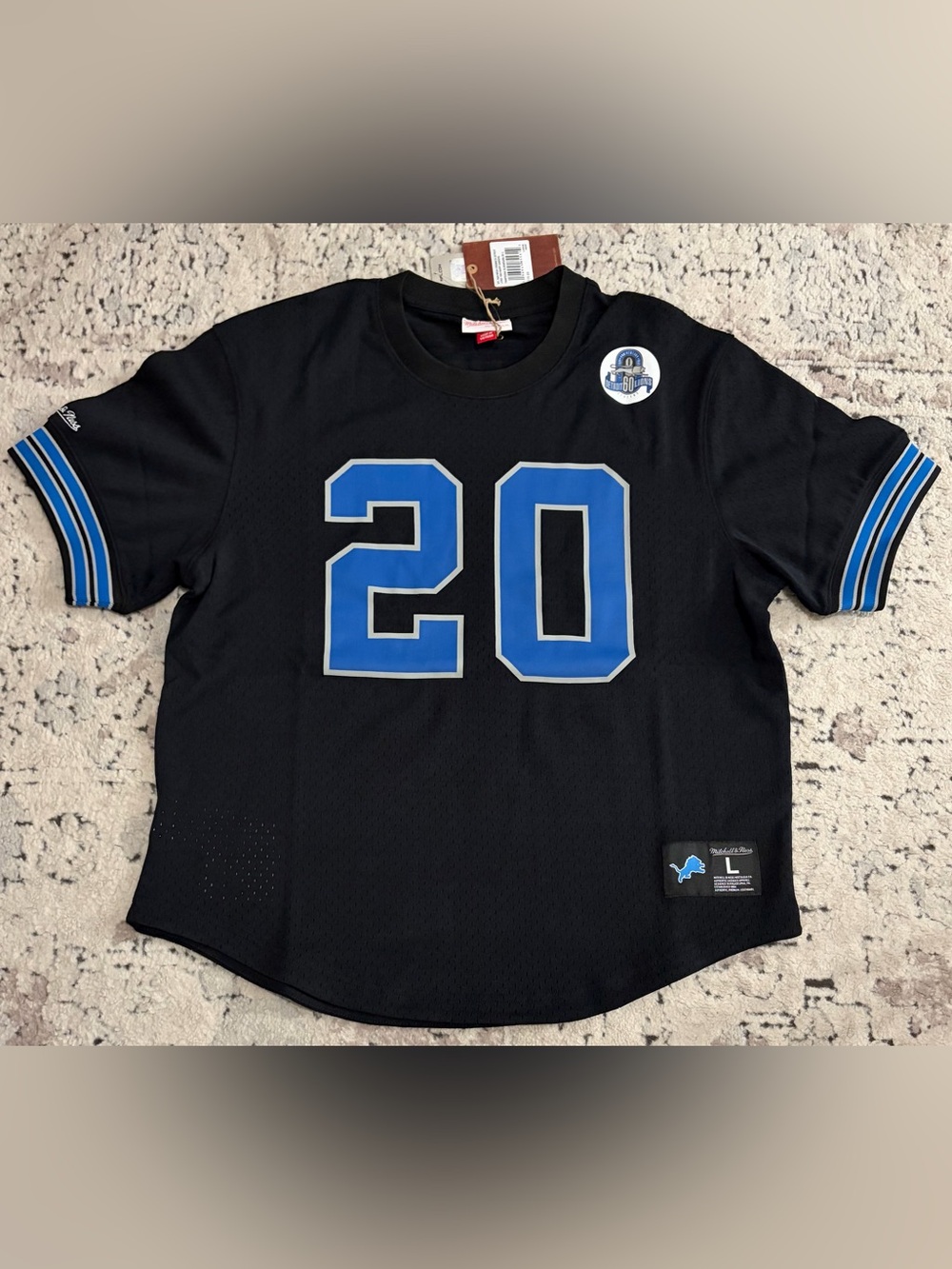 Mitchell & Ness Authentic Detroit Lions 1993 Barry Sanders Jersey Men’s Sz: L